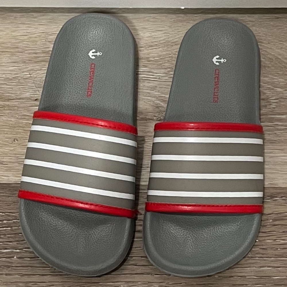 Crewcuts Kids J Crew Slides NWT